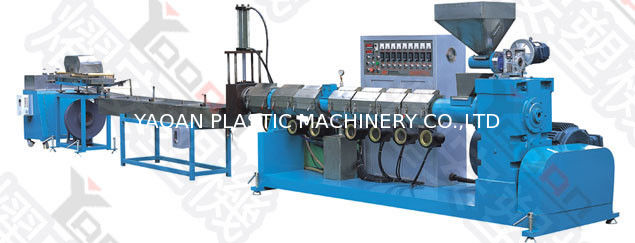 ABB Inverter Plastic Recycling Pellet Machine With Drying Function Low Noise