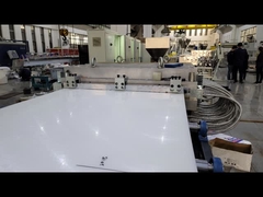 Máquina de extrusión con tornillo único de placa de cartón PET PP POM espesor 25 mm