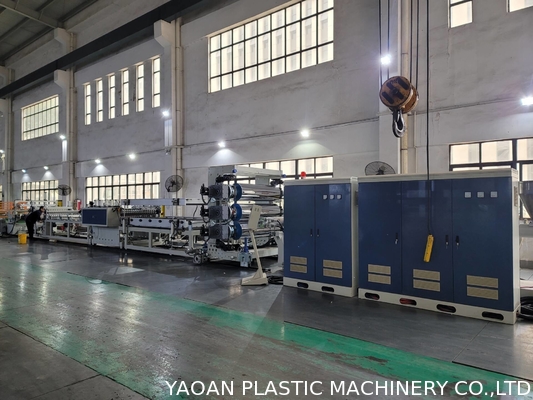 Máquina de extrusión de láminas de techo de tejas onduladas de PP Ancho 850-1050 mm