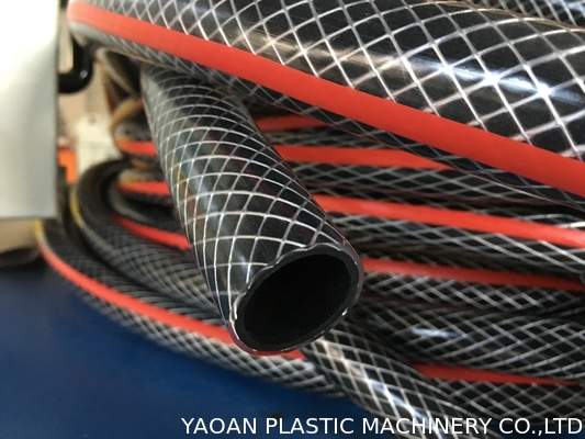 La fibra de la máquina/PVC de la protuberancia de la manguera de jardín del PVC reforzó la cadena de producción de la manguera